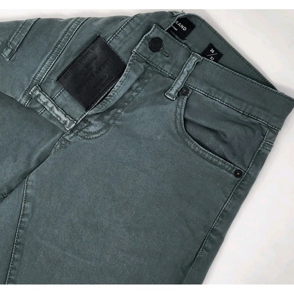 Lucky Brand Jeans Mens 29x32 Green 110 Skinny Stretch Denim Pants - Picture 1 of 12